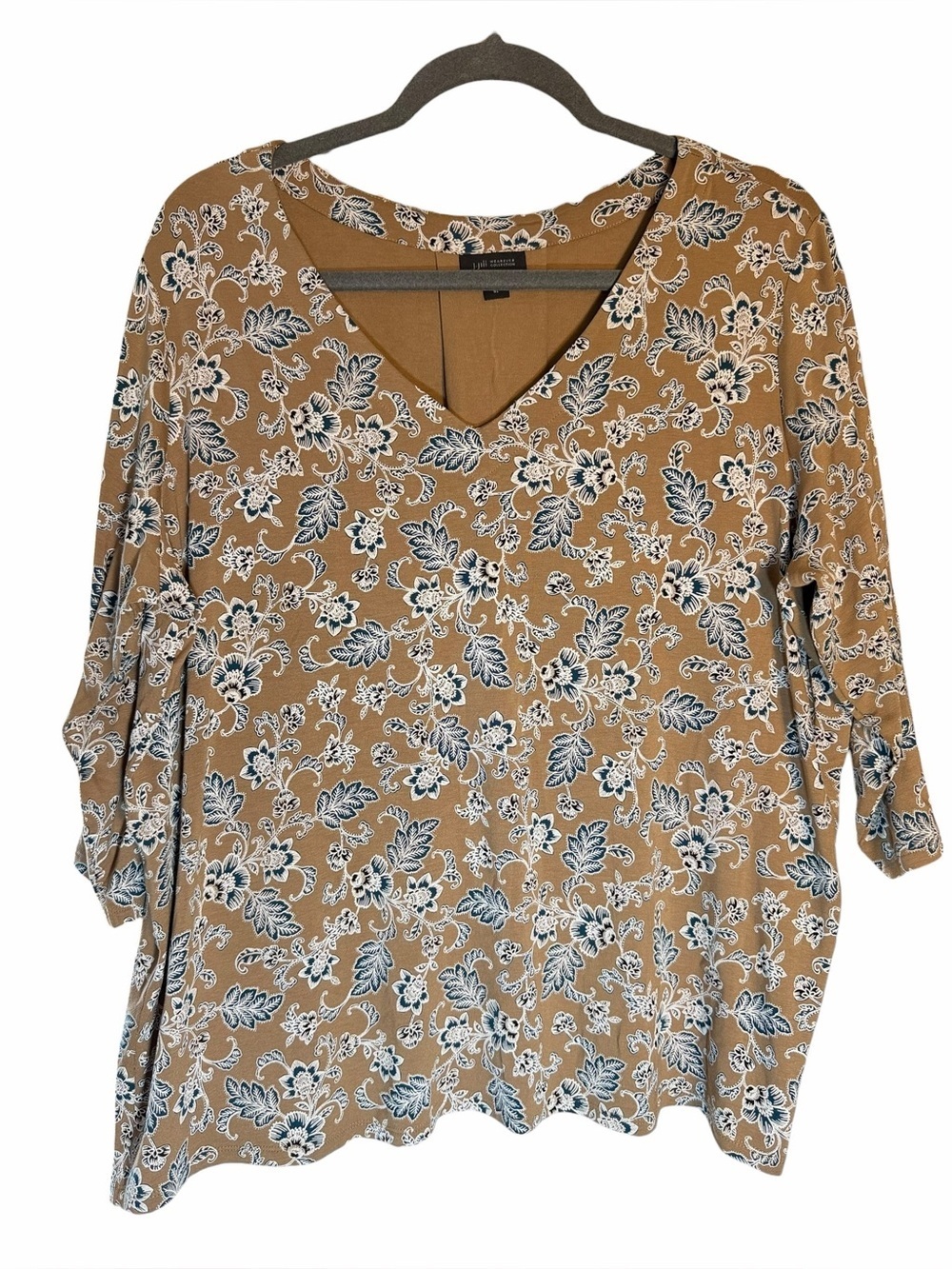 J Jill Wearever Collection V Neck Top